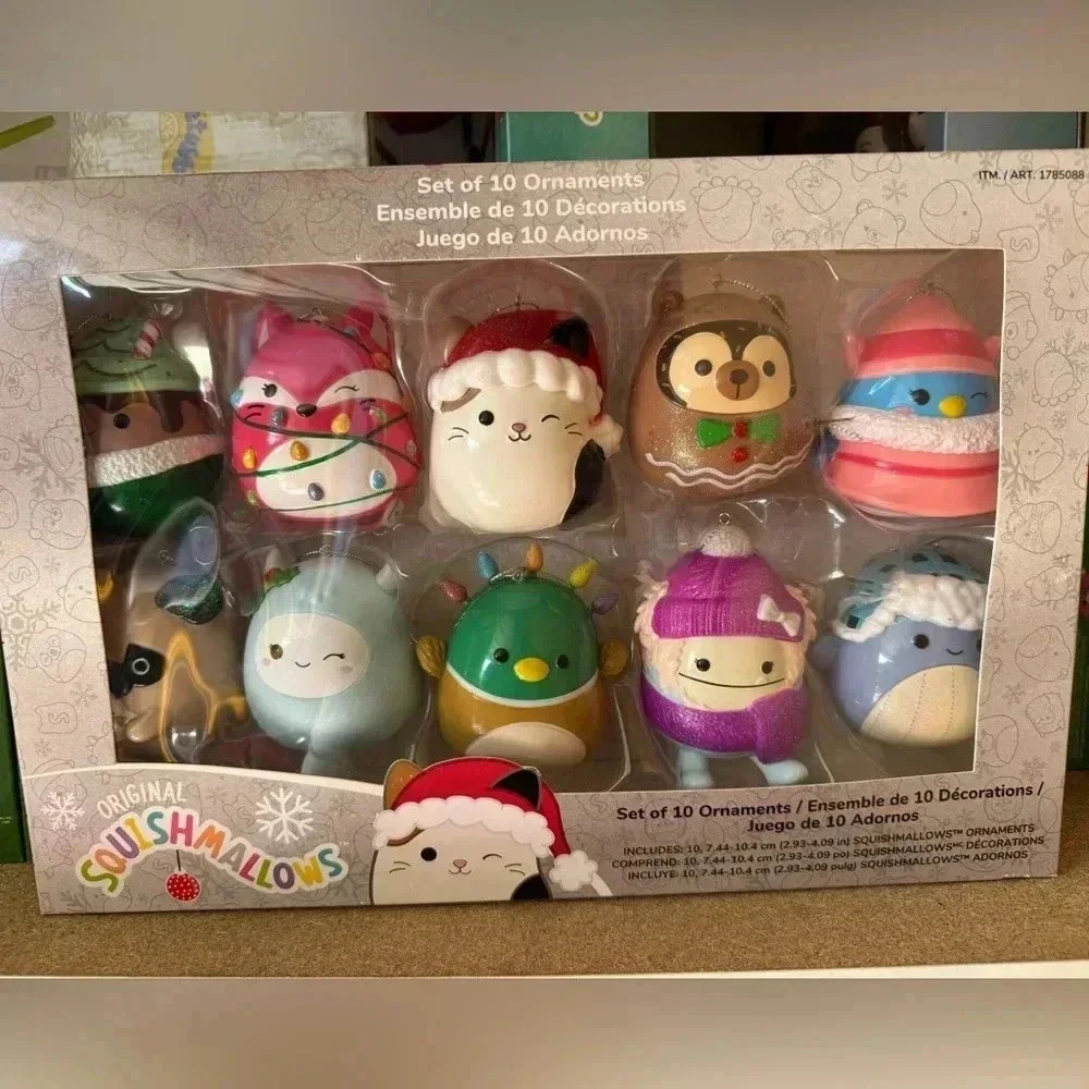 🚫SOLD🚫 Original Squishmallows Holiday Ornament Set - Picture 5 of 9